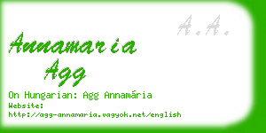 annamaria agg business card
