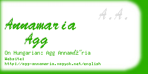 annamaria agg business card